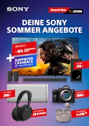 MediaMarkt Saturn Prospekt für Mölschow: "DEINE SONY SOMMER ANGEBOTE", 1 Seite, 21.07.2025 - 10.08.2025