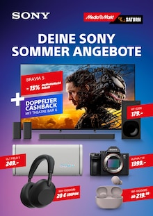 MediaMarkt Saturn Prospekt DEINE SONY SOMMER ANGEBOTE mit  Seite in Lindenberg (Allgäu) und Umgebung
