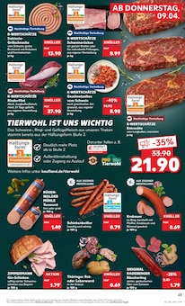 Rinderfilet im Kaufland Prospekt "Aktuelle Angebote" mit 58 Seiten (Leipzig)