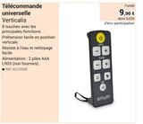 Télécommande universelle en promo chez Technicien de Santé Lens à 9,90 €