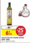 Huile d'olive vierge extra - Abel 1898 en promo chez Intermarché Contact Évreux à 6,74 €