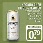 Pils oder Radler Angebote von Krombacher bei EDEKA Haltern am See für 0,79 €