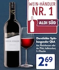 Dornfelder Spätburgunder QbA im aktuellen ALDI SÜD Prospekt für 2,69 €
