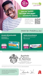 mea - meine apotheke Apotheken Prospekt der aktuellen Woche mit 4 Seiten, gültig von 01.06.2026 bis 30.06.2026, in Grafenhausen und Umgebung Aktueller mea - meine apotheke Apotheken Prospekt in Grafenhausen und Umgebung, "Unsere Juni-Angebote" mit 4 Seiten, 01.06.2026 - 30.06.2026