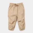 Pantalon droit doublé taille élastiquée marron clair bébé garçon à 6,49 € dans le catalogue La Halle