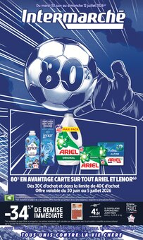 Catalogue Intermarché Contact à Balaruc-les-Bains cette semaine, valable du 30/06/2026 au 12/07/2026 Prospectus Intermarché Contact à Balaruc-les-Bains, "Intermarché", 40 pages de promos valables du 30/06/2026 au 12/07/2026