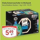 Katzennassfutter im Multipack Angebote von Sheba bei GLOBUS Kaiserslautern für 5,49 €