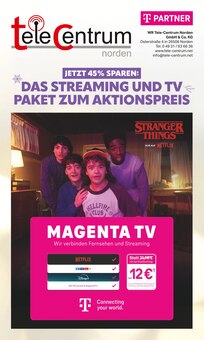 Fernseher im aktuellen WR Tele-Centrum Norden GmbH & Co.KG Prospekt (Aurich) Fernseher im WR Tele-Centrum Norden GmbH & Co.KG Prospekt "DAS STREAMING UND TV PAKET ZUM AKTIONSPREIS" mit 12 Seiten (Aurich)