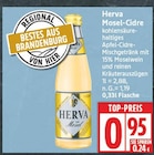 Mosel-Cidre von Herva für 0,95 € bei EDEKA im Angebot Mosel-Cidre von Herva im aktuellen EDEKA Prospekt