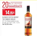 Blended Scotch Whisky - THE FAMOUS GROUSE - Supermarchés Match à Wattrelos Blended Scotch Whisky - THE FAMOUS GROUSE en promo chez Supermarchés Match Wattrelos à 14,15 €