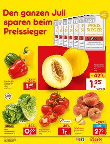 Gemüse im Netto Marken-Discount Prospekt "Aktuelle Angebote" mit 76 Seiten (Karlsruhe)