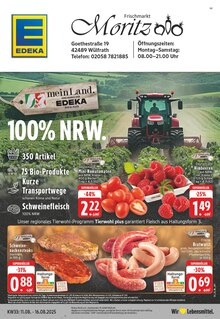 Aktueller EDEKA Prospekt "Aktuelle Angebote" Seite 1 von 24 Seiten für Wülfrath