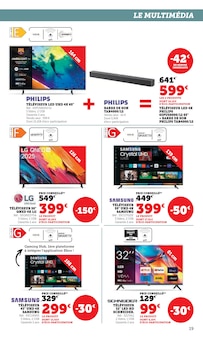 Promotion Enceintes Son dans le prospectus Hyper U, valable du 20/01/2026 au 08/02/2026 Promo Enceintes Son dans le catalogue Hyper U du moment à la page 19