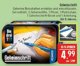 Die drei ??? Geheimschrift im Angebot bei Marktkauf in Leipzig Die drei ??? Geheimschrift Angebote von Kosmos bei Marktkauf Leipzig für 4,99 €