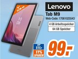 Tab M9 im Angebot bei expert in Homburg Tab M9 Angebote von Lenovo bei expert Homburg für 99,00 €
