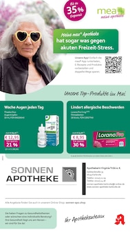 Aktueller mea - meine apotheke Prospekt "Unsere Mai-Angebote" für Karlsruhe Aktueller mea - meine apotheke Prospekt für Karlsruhe mit Seiten