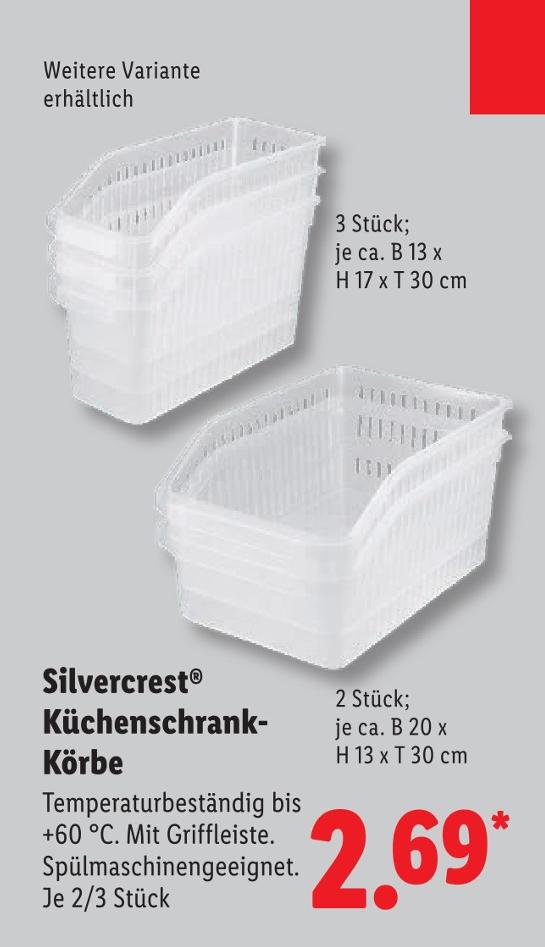 Küchenschrank-Körbe