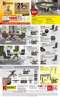 Bürostuhl im aktuellen Wohn Schick Prospekt (Reutlingen) Bürostuhl im Wohn Schick Prospekt "WEIHNACHTS-CASH-BACK!" mit 14 Seiten (Reutlingen)