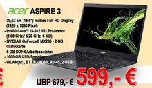 Laptop ASPIRE 3 bei expert Waldecker in Melle Laptop ASPIRE 3 im Angebot bei expert Waldecker Melle für 599,00 €