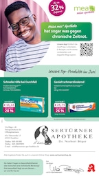 mea - meine apotheke Prospekt für Frankfurt mit 4 Seiten mea - meine apotheke Prospekt für Frankfurt: "Unsere Juni-Angebote", 4 Seiten, 01.06.2026 - 30.06.2026