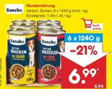 Hundenahrung Angebote von Sancho bei Netto Marken-Discount Albstadt für 6,99 €