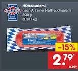 Netto Marken-Discount Neuwied - Hüttensalami Angebot im Prospekt Hüttensalami bei Netto Marken-Discount im Neuwied Prospekt für 2,79 €