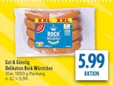 diska Schillingsfürst - Delikatess Bock Würstchen Angebot im Prospekt Delikatess Bock Würstchen bei diska im Schillingsfürst Prospekt für 5,99 €