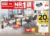Esstisch im XXXLutz Prospekt in Norderstedt Aktueller XXXLutz Prospekt mit Esstisch, "NR. 1 BEIM PREIS", Seite 1