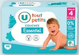 Couches Essentiel - U tout petits - U Express à Saint-Étienne Couches Essentiel - U tout petits en promo chez U Express Saint-Étienne à 5,80 €