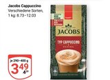 Cappuccino Angebote von Jacobs bei GLOBUS Hanau für 3,49 €