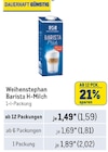 Aktuelles Barista H-Milch Angebot bei Metro in Hildesheim ab 1,59 €