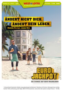 Westlotto Hamm Prospekt der aktuellen Woche, gültig von 31.05.2023 bis 02.06.2023 Aktueller Westlotto Hamm Prospekt "Diesen Freitag rd. 65 Mio. €" mit 3 Seiten