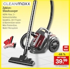 Zyklon-Staubsauger bei Zimmermann im Reddeber Prospekt für 39,99 €