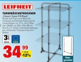 TURMWÄSCHETROCKNER "Classic Tower 270 Black" Angebote von LEIFHEIT bei Marktkauf Leonberg für 34,99 €