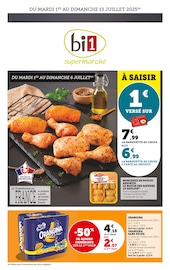 Catalogue Supermarchés Bi1 en cours à Andryes et alentours, "bi1 supermarché", 32 pages, 01/07/2025 - 13/07/2025