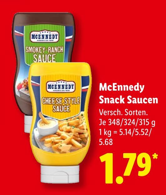 Snack Saucen
