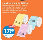 Label 3er-Pack für PM220 Angebote bei V-Markt Kaufbeuren für 17,99 €