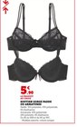 Soutien Gorge Padde ou Armatures en promo chez Super U Perpignan à 5,90 €