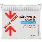 Promo Bâtonnets Ouates à 0,36 € dans le catalogue U Express à Aix-en-Provence