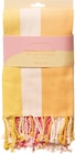 Strandtuch gestreift, rosa-orange von Vito & Joe für 7,95 € bei dm-drogerie markt im Angebot Strandtuch gestreift, rosa-orange von Vito & Joe im aktuellen dm-drogerie markt Prospekt