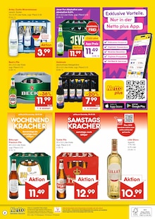 Mineralwasser im Netto Marken-Discount Prospekt "DER ORT, AN DEM DU IMMER AUSGEZEICHNETE PREISE FINDEST." mit 2 Seiten (Dortmund)