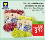 Tafeltrauben hell im Angebot bei Marktkauf in Erlangen Tafeltrauben hell Angebote von EDEKA Herzstücke bei Marktkauf Erlangen für 3,99 €