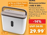 Bürotechnik im Kaufland Prospekt Aktenvernichter 440 X BR von GENIE im aktuellen Kaufland Prospekt für 29,99 €
