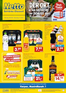 Netto Marken-Discount Prospekt "DER ORT, AN DEM DU IMMER AUSGEZEICHNETE PREISE FINDEST." mit  Seiten (Bergheim)