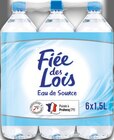 Eau de Source - FIEE DES LOIS en promo chez Intermarché Hyper Poitiers à 4,34 €