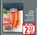 Wiener Würstchen von Mago für 2,22 € bei EDEKA im Angebot Wiener Würstchen von Mago im aktuellen EDEKA Prospekt
