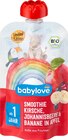 Smoothie (Apfel, Banane, Kirsche, Johannisbeere) Angebote von babylove bei dm-drogerie markt Düsseldorf für 0,65 €