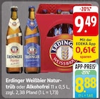 Weißbier Naturtrüb oder Alkoholfrei im Angebot bei E center in Neu-Ulm Weißbier Naturtrüb oder Alkoholfrei Angebote von Erdinger bei E center Neu-Ulm für 8,88 €