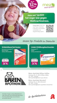 mea - meine apotheke Prospekt der KW 50 "Unsere Dezember-Angebote" Aktueller mea - meine apotheke Prospekt "Unsere Dezember-Angebote" Seite 1 von 4 Seiten