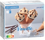 Picard Heillecourt - Promo 6 cônes vanille Promo 6 cônes vanille à 3,40 € dans le catalogue Picard à Heillecourt